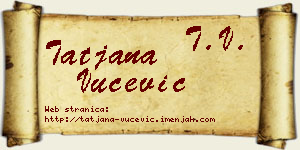 Tatjana Vučević vizit kartica
